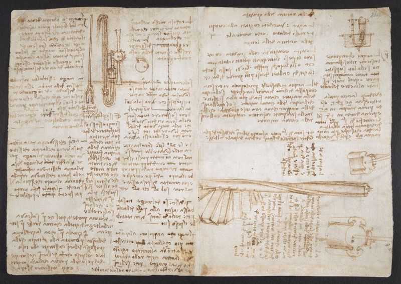 A page from Codex Arundel by Leonardo Da Vinci